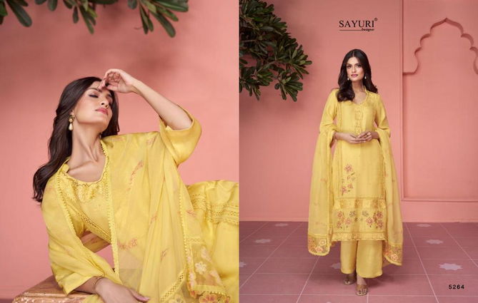 Sofiya By Sayuri 5262 To 5266 Printed Suits Catalog
